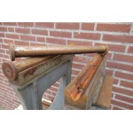 Gietijzer industrieel frame meetopstelling